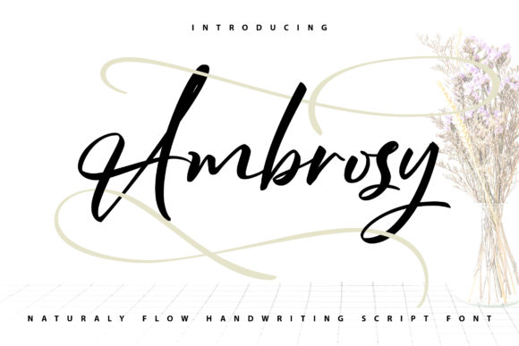 Ambrossy: A Chic Script Handwritten Font for Modern Branding