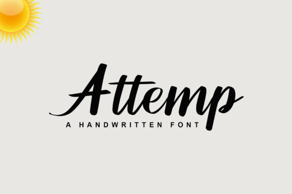 Attemp Typeface Review: A Playful Script for Creative Branding