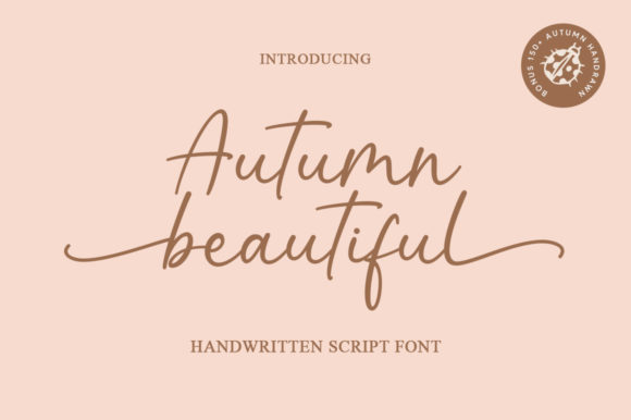 Autumn Beautiful Typeface for Elegant Handmade Branding