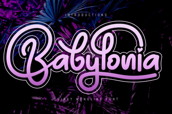 Babylonia Script Font Review for Fashion and Editorial Campaigns