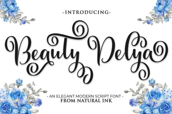 Beauty Delya: A Graceful Script Font for Elegant Web Design