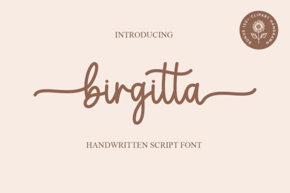 Birgitta: The Elegant Script Font for Modern Campaign Design