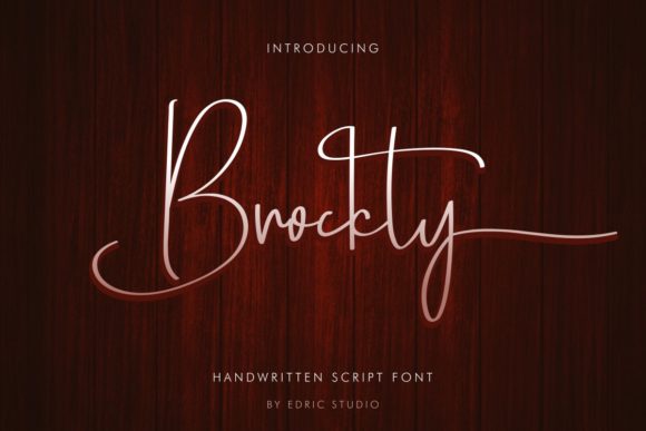 Brockly Font: A Delicate Script Handwritten Review