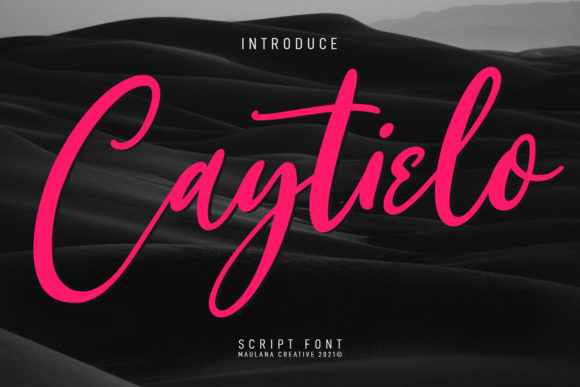 Caytielo Font Review: Elegant Script Design