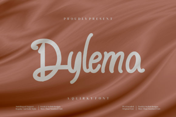 Dylema: The Elegant Script Font for High-Converting Brand Visuals