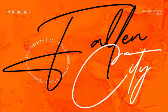 Fallen City Typeface Review for Campaign Design