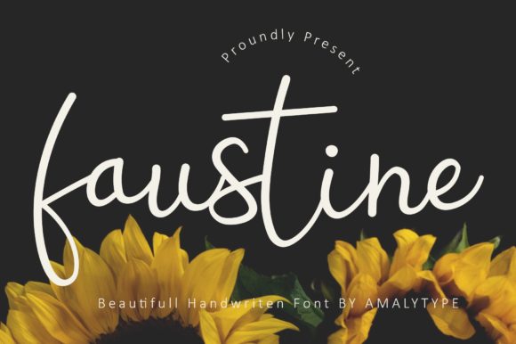 Faustine Script Font Review for Handmade Branding