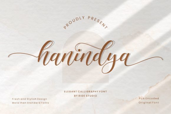Hanindya Font Review: Elegant Script for Modern Design