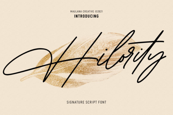 Hilority Font Review: Script Handwritten Design for Campaign Visuals