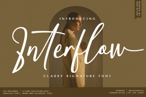 Interflow Script Font for Scroll-Stopping Social Media Graphics