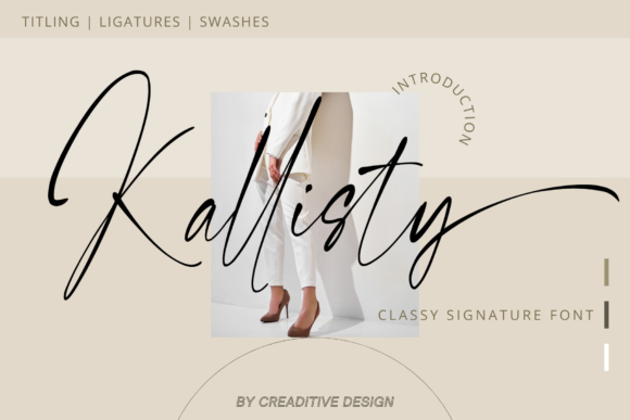 Kallisty: A Graceful Script Font for Elegant Branding