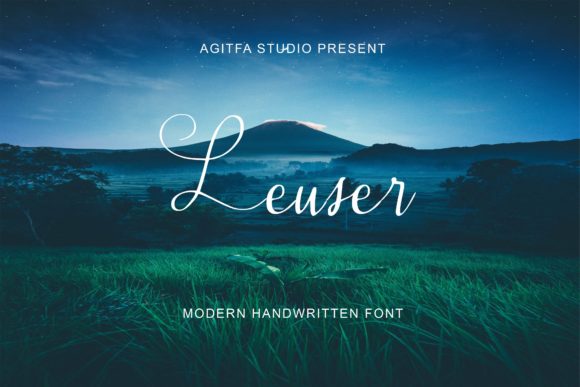 Leuser Script Font for Modern Branding and Social Media