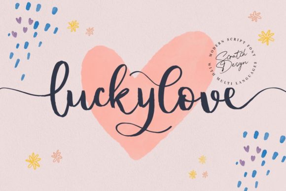 Luckylove: The Playful Script Handwritten Font for Creative Branding