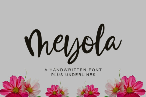Meyola Font Review: Elegant Script Handwritten Design