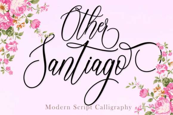 Other Santiago: A Graceful Script Font for Elegant Branding