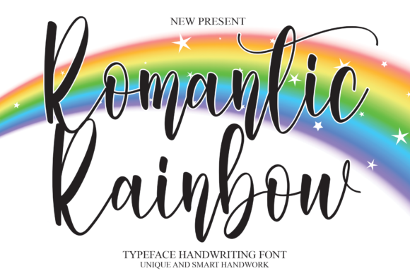 Romantic Rainbow: A Script Handwritten Font for Elegant Branding