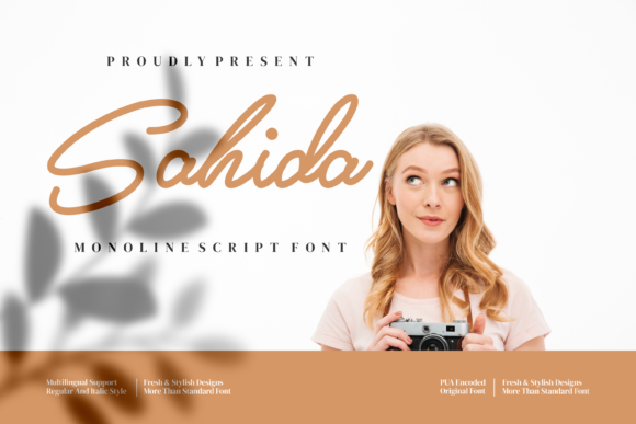 Sahida Script Font for Vintage Branding and Elegant Printables