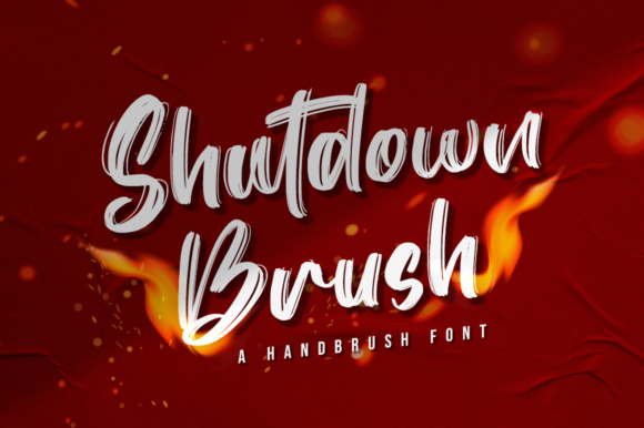 Shutdown Brush: A Magical Script Font for Elegant Editorial Design