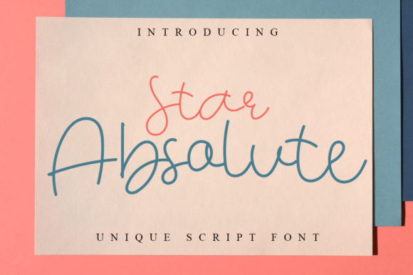 Star Absolute: A Delicate Script Font for Polished Brand Identity
