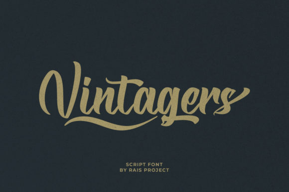 Vintagers: A Vintage Script Font for Editorial Design