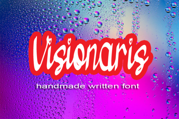 Visionaris: A Whimsical Script Font for Handmade Branding