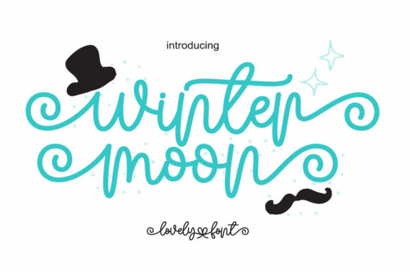 Winter Moon: A Whimsical Script Font for Relaxed Branding