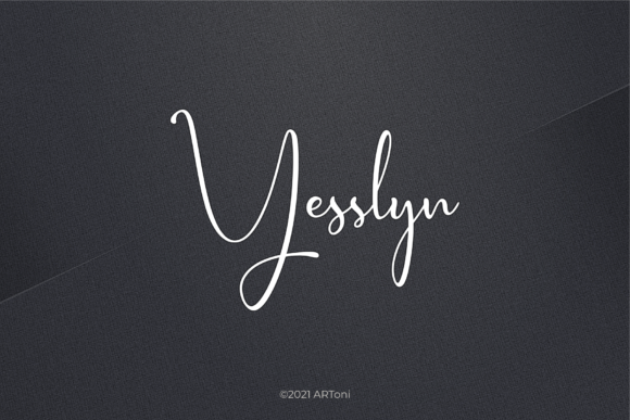Yesslyn Script Font for Elegant Editorial Design