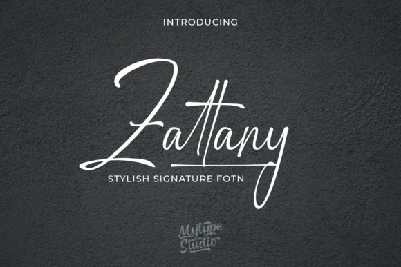 Zattany Script Font for Modern Brand Identity